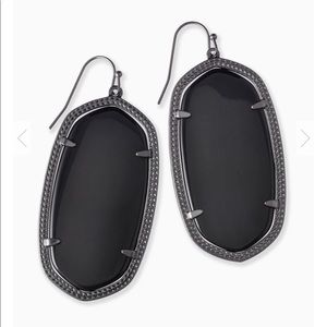 Kendra Scott ‘Danielle’ Earrings in Gunmetal